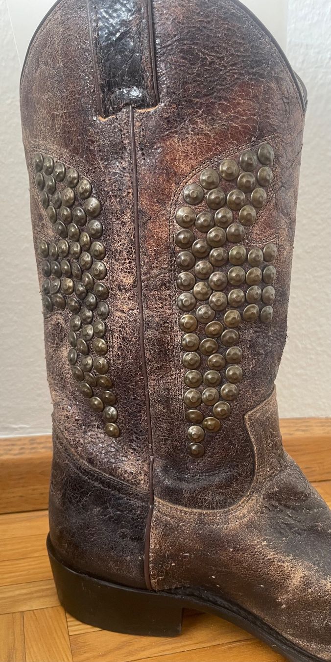 Damenschuhe: echte, aus rohem Leder gefertigte Westernboots – Neu (gemäss Beschreibung) aus Ftan von ch__68hf 4