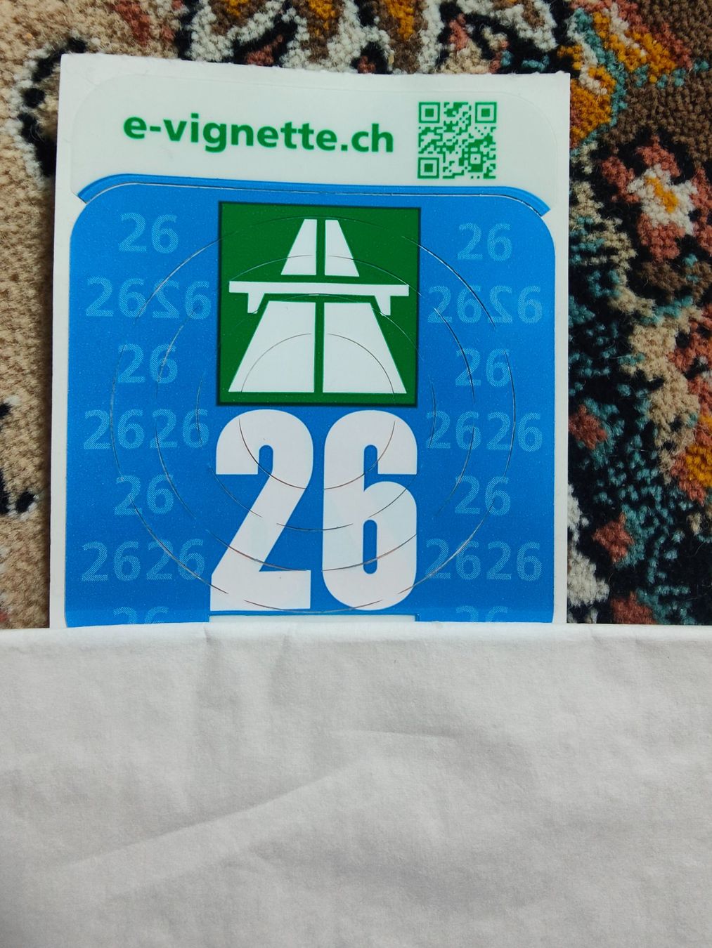 Vignette autostradali: Autobahnvignette 2026 – Nuovo e nell'imballaggio originale da Wattwil venduto da yosef82