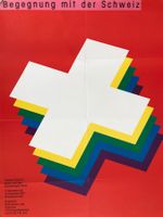 Plakat PRO HELVETIA Begegnungen mit der Schweiz 1991