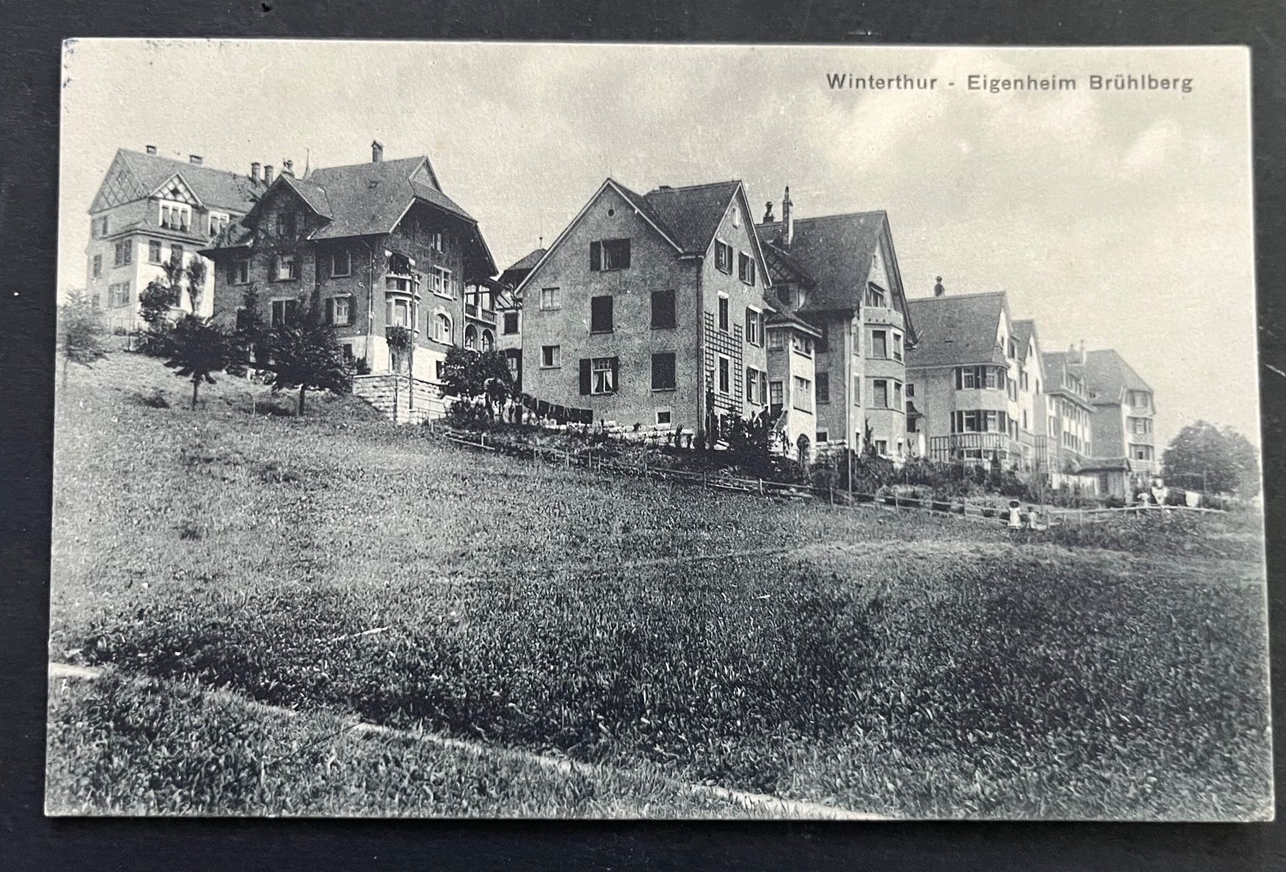 Cartoline postali: Winterthur - Eigenheim Brühlberg, ca. 1920 – Usato da Ostermundigen venduto da DaxKarten-75