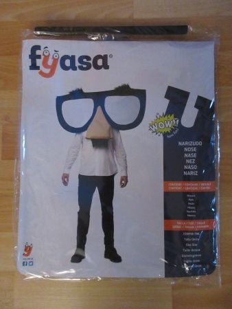 Maske Nase mit Brille
