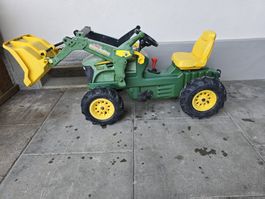 John Deere Kinder Trettraktor, Handschaltung und Lufträder