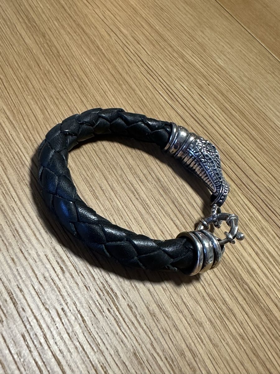 Bracciali & Braccialetti: Lederarmband mit Silber Details – Usato da Zürich venduto da garageseller 4