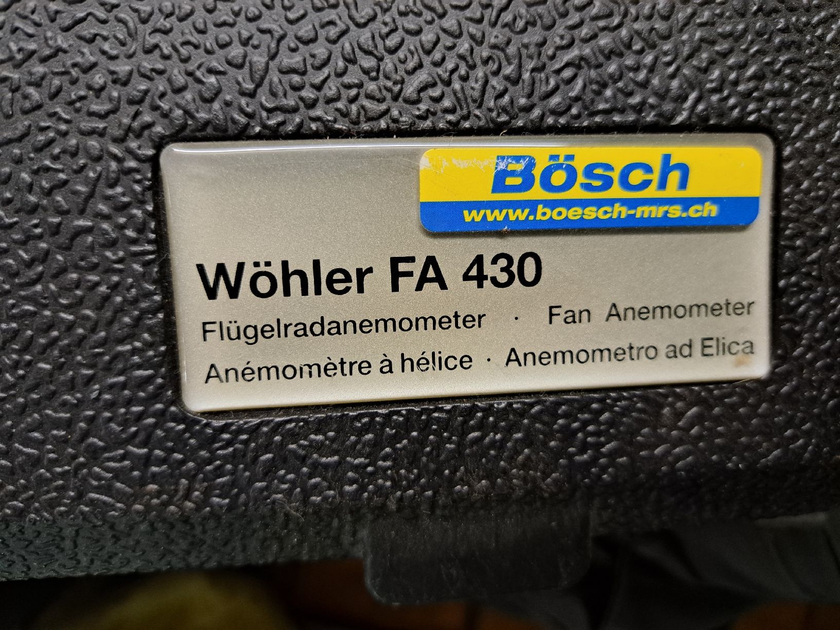 Misurare: Wöhler FA 430 Flügelradanemometer – Usato da Grossdietwil venduto da hufi10 3
