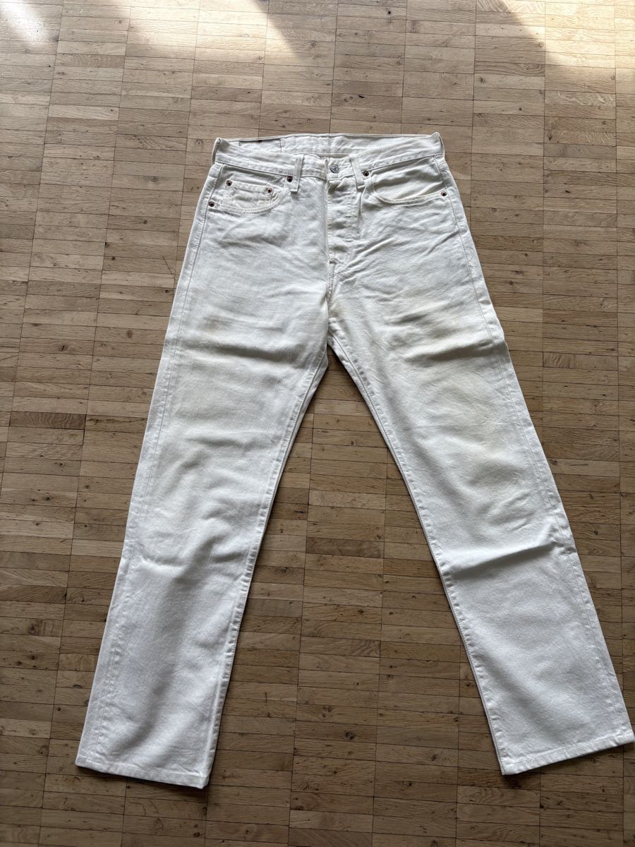 Levi's Jeans: Levis 501 white – Usato da Rombach venduto da akiromay