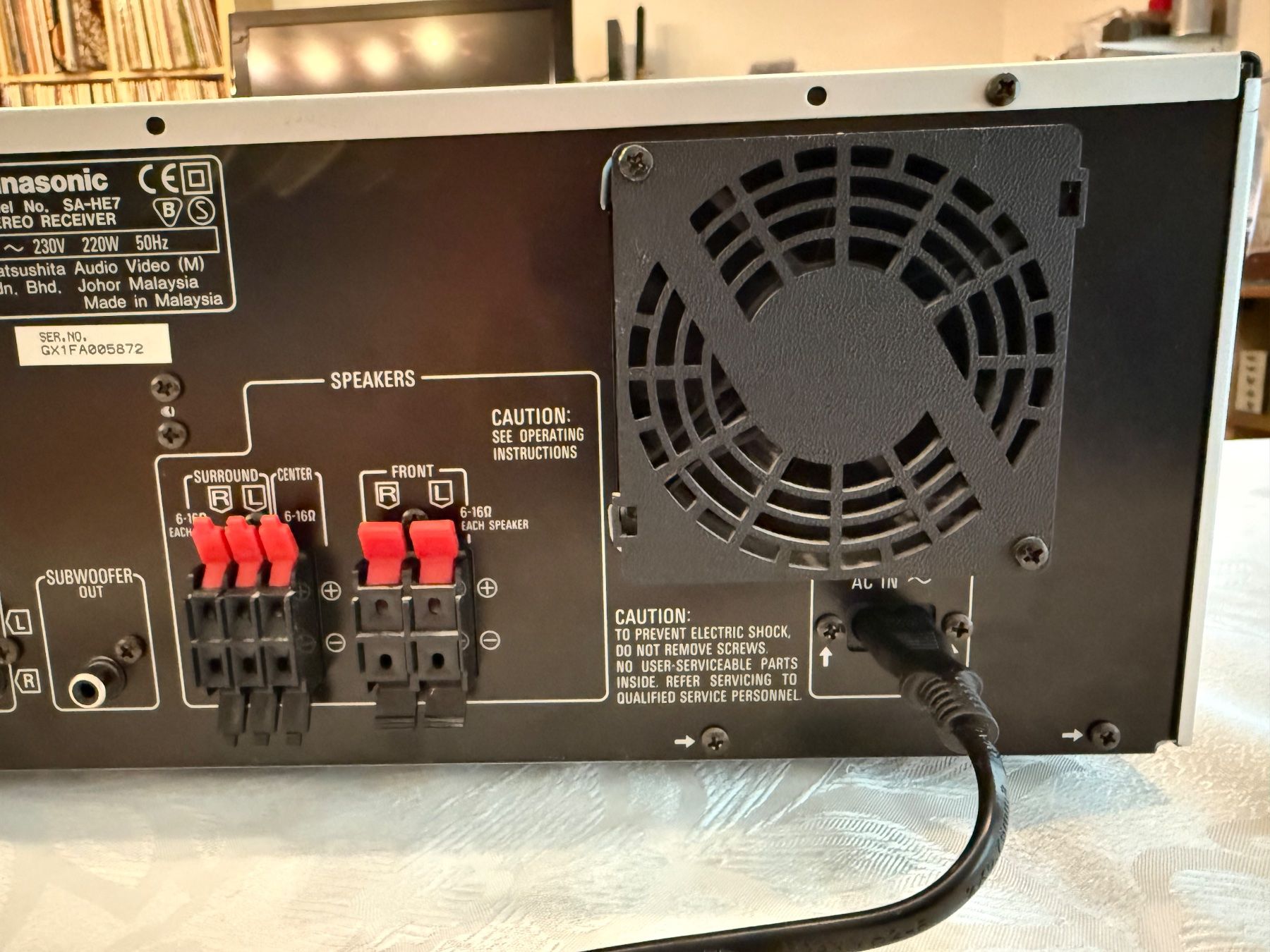 Panasonic Receiver: PANASONIC CONTROL RECEIVER SA-HE7 – Gebraucht aus Zürich von fehlton 6