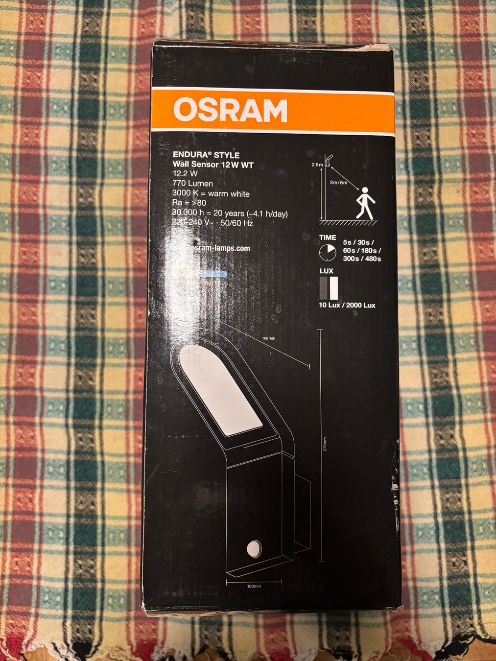 Osram Lampade: Osram LED-Aussenwandleuchte mit Sensor originalverpackt – Nuovo e nell'imballaggio originale da frauenfeld venduto da FilizS 1