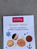 2 für 1 Gutschein Schifffahrtstageskarte