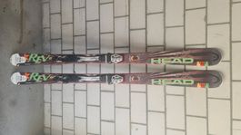 Head Allmountain Ski 170cm ab Service inklusive Skistöcke