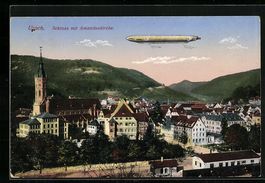 Urach, Schloss mit Amanduskirche und Zep