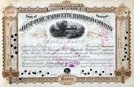 Flint & Pere Marquette Railroad Company - 1884