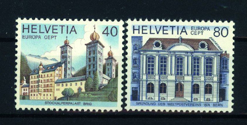 Alle Briefmarken: 1978, NR.607–608, Europa ** – Neu (gemäss Beschreibung) aus Willisau von Vollstempel