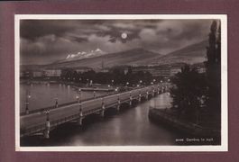GENEVE la nuit - 1933