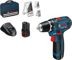 12V System Akku Bohrschrauber GSR 12V-15 (inkl. 2x2.0 Akku,