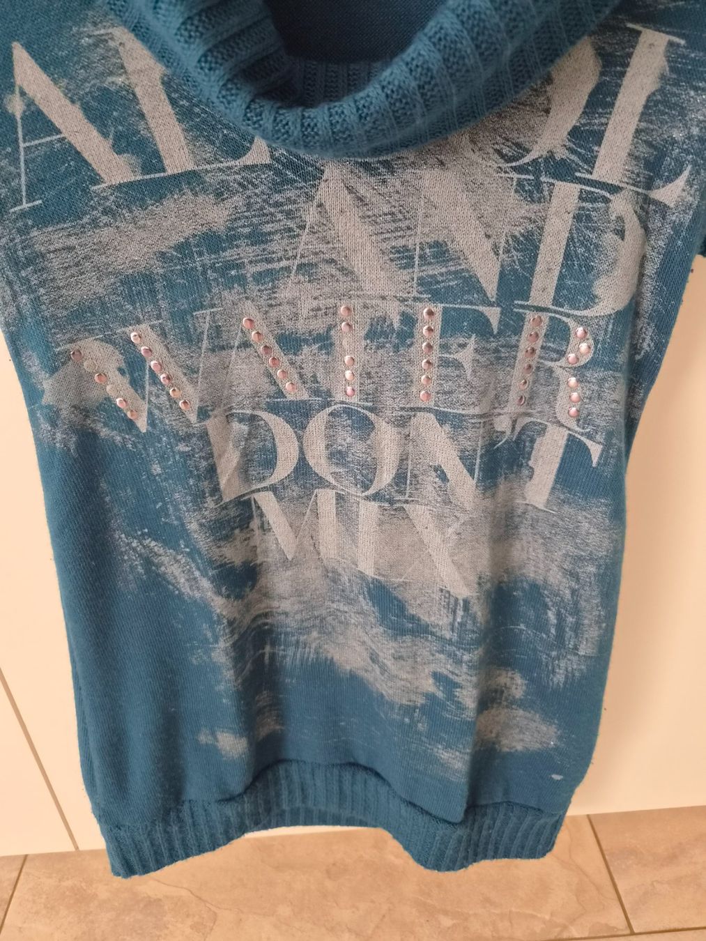 Pulls & Sweat-shirts: Long-Shirt petrol, Strick, Grösse S von Pronto – D'occasion à Niederrohrdorf par Miripfiri 2