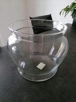 Grosse Glasschale, Deko Schale, Höhe 18,5 cm