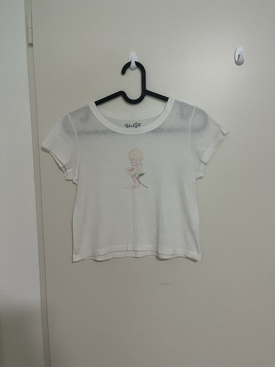 Brandy Melville Top: white brandy melville crop top – Nuovo (secondo la descrizione) da Füllinsdorf venduto da si.ja.35