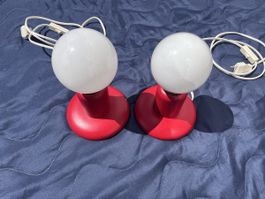 Set: 2 Vintage Nachttischlampen / Tischlampen – 70er Style