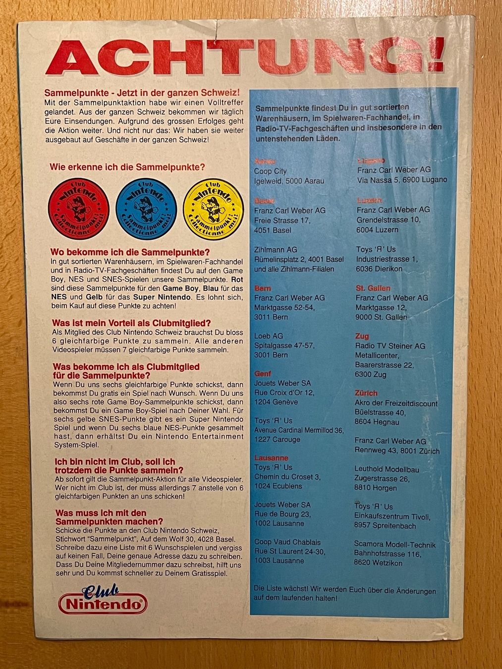 Zeitschriften & Magazine: Nintendo Club 5/1995 – Gebraucht aus Rüti ZH von alumedien 1
