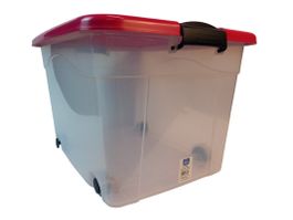 Transparente Aufbewahrungsbox mit Deckel (94.5L)