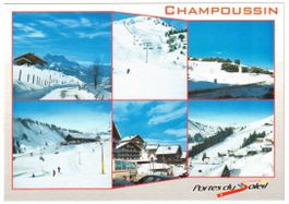 Champoussin - 6 Bild AK