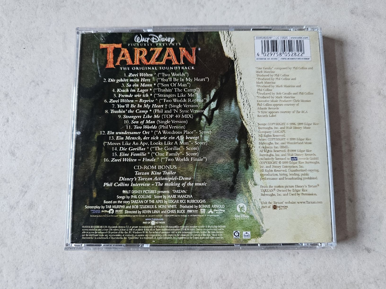 CD: Tarzan  /  Filmmusik - Deutsche Originalversion – Usato da Schneisingen venduto da backstore24 1