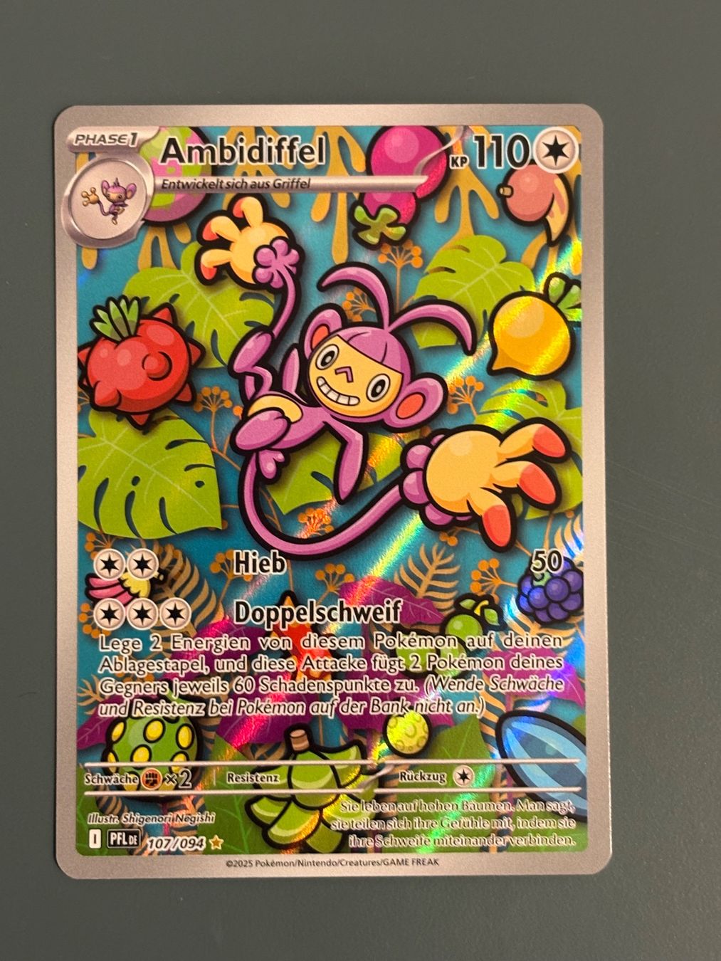 Pokémon Sammelbilder & Trading cards: Ambidiffel (PFL 107) - DE – Neu (gemäss Beschreibung) aus Seewen SZ von Pokeace93