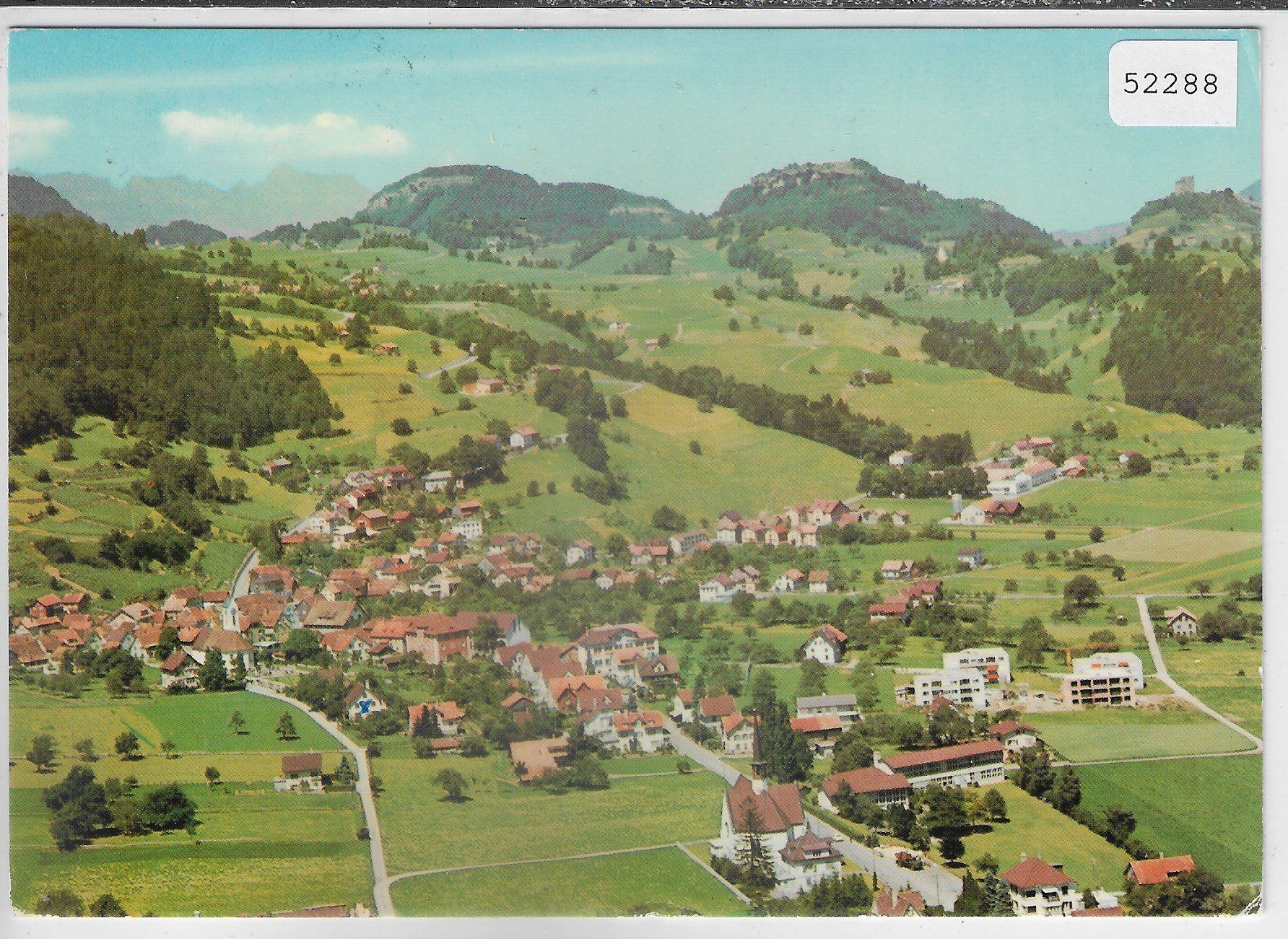 Ansichtskarten: Flugaufnahme Azmoos SG – Gebraucht aus Ettingen von Kartenplanet