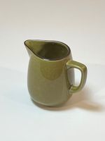 0.2L - Rössler - Rahmkrug olivgrün /  crémier vert olive