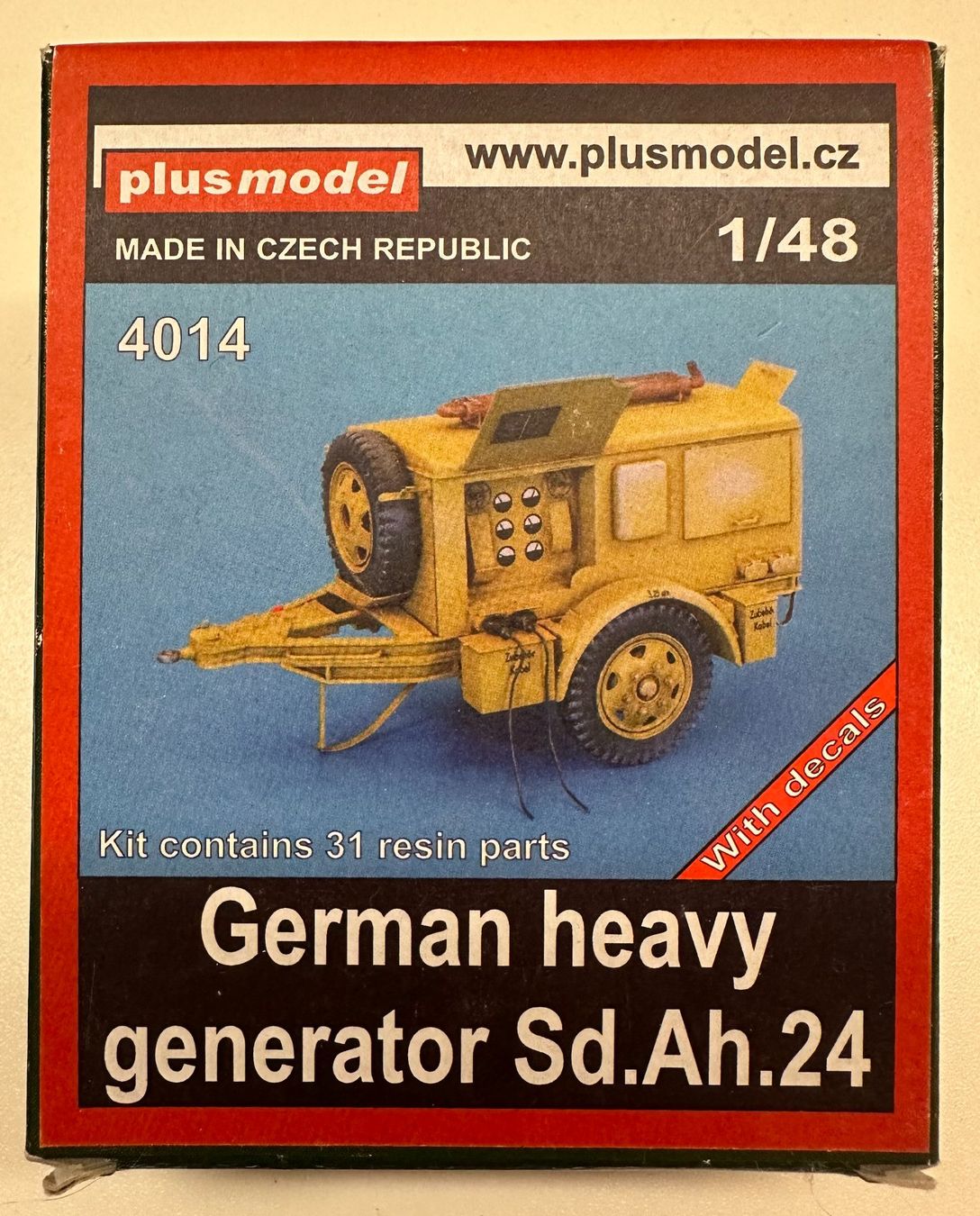 Kit di modellismo & Modellini statici: German heavy Generator Sd. Ah. 24 – Nuovo e nell'imballaggio originale da Lenk im Simmental venduto da AFM-Modellbau