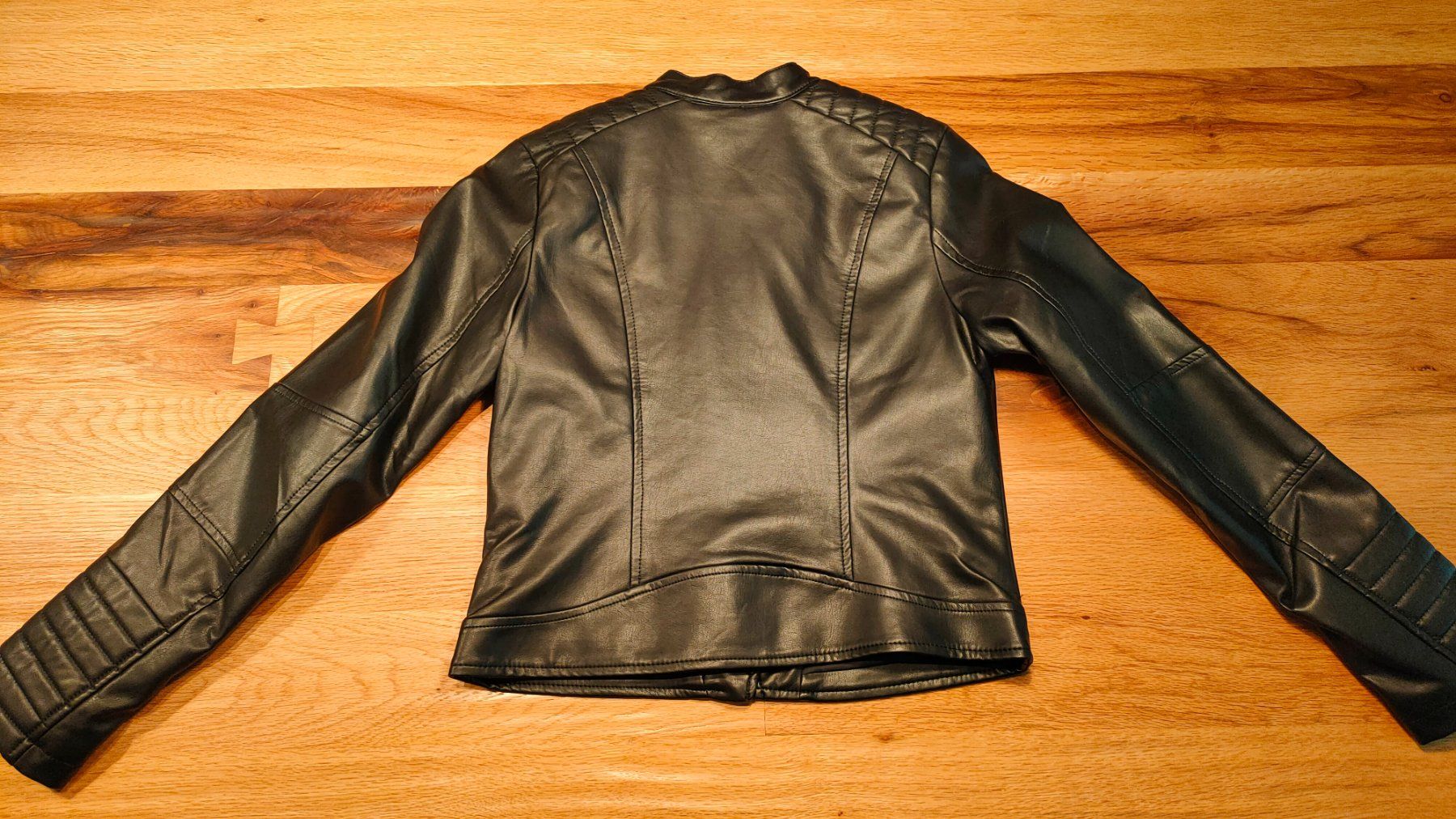 H&M Jacken & Mäntel: Jacke Kunstleder schwarz 158 – Gebraucht aus Villmergen von toptip1970 1