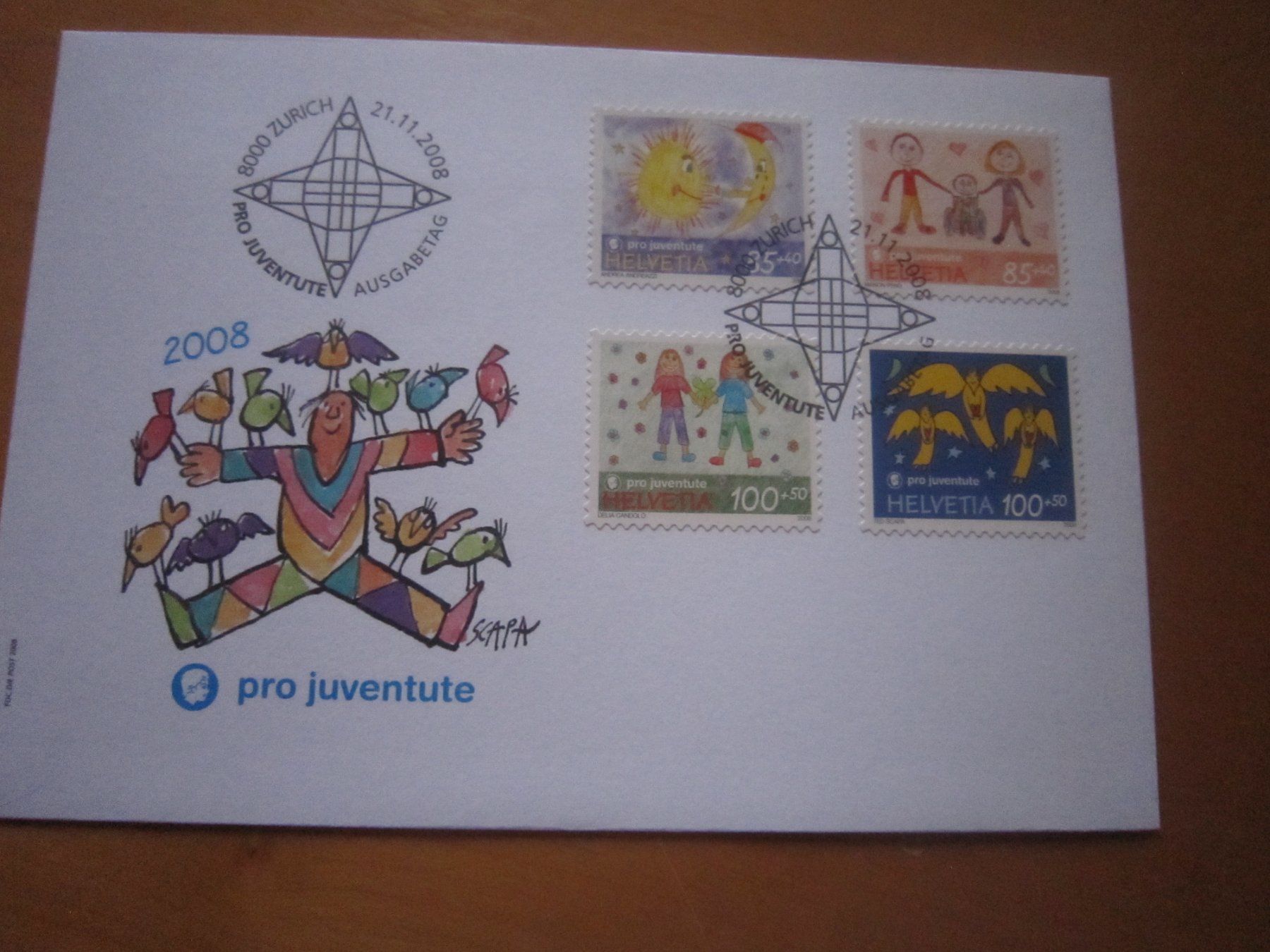 Tutti i francobolli: PJ 2008 FDC – Usato da Gordola venduto da Polentaefung