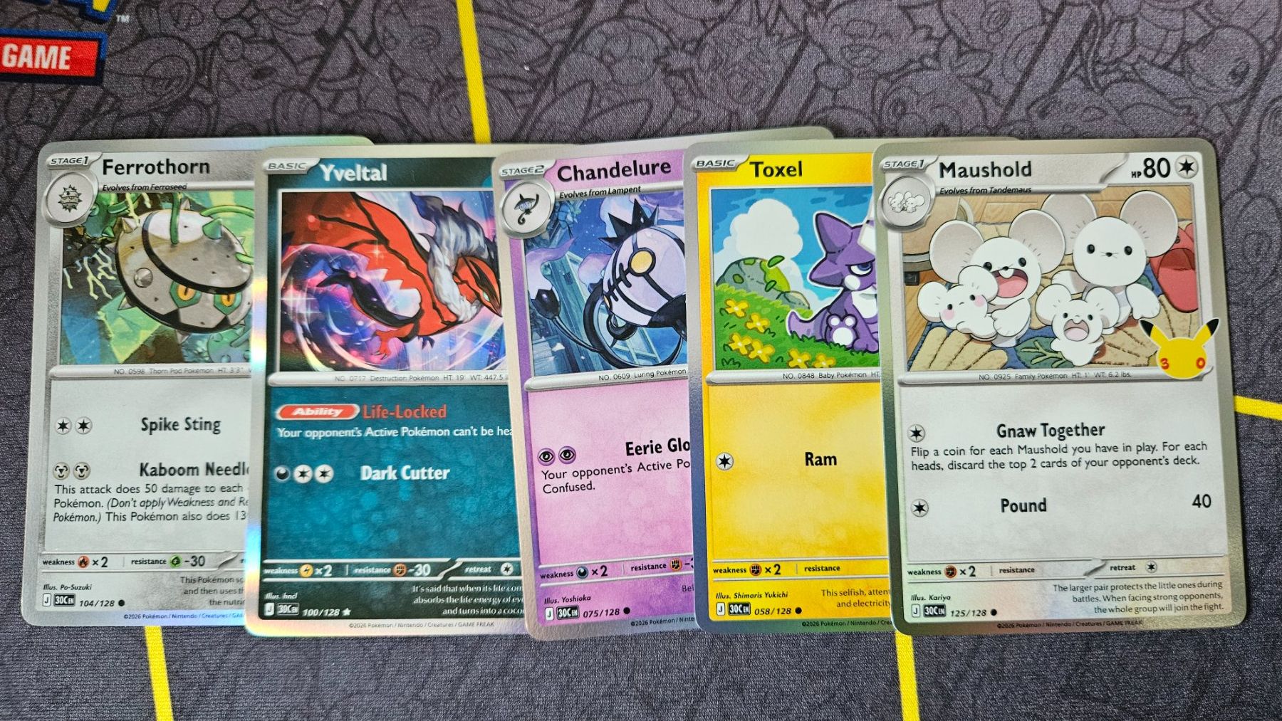 Pokémon Sammelbilder & Trading cards: 5er Set Pokémon 30th Celbration – Neu (gemäss Beschreibung) aus Schliern b. Köniz von Smurox