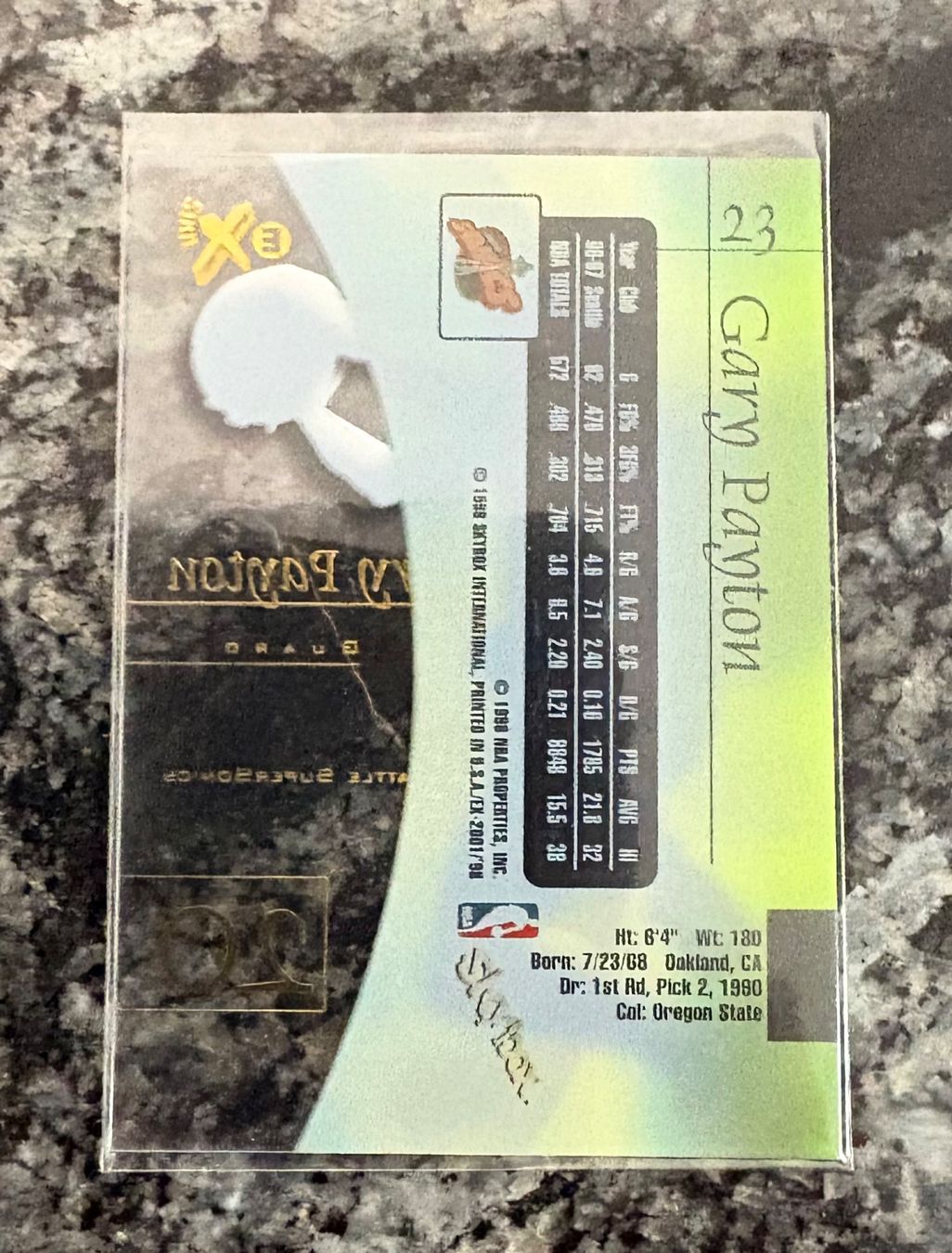 Nba Carte collezionabili: NBA Gary Payton Skybox EX2001 Card – Nuovo (secondo la descrizione) da Muttenz venduto da joba23 1