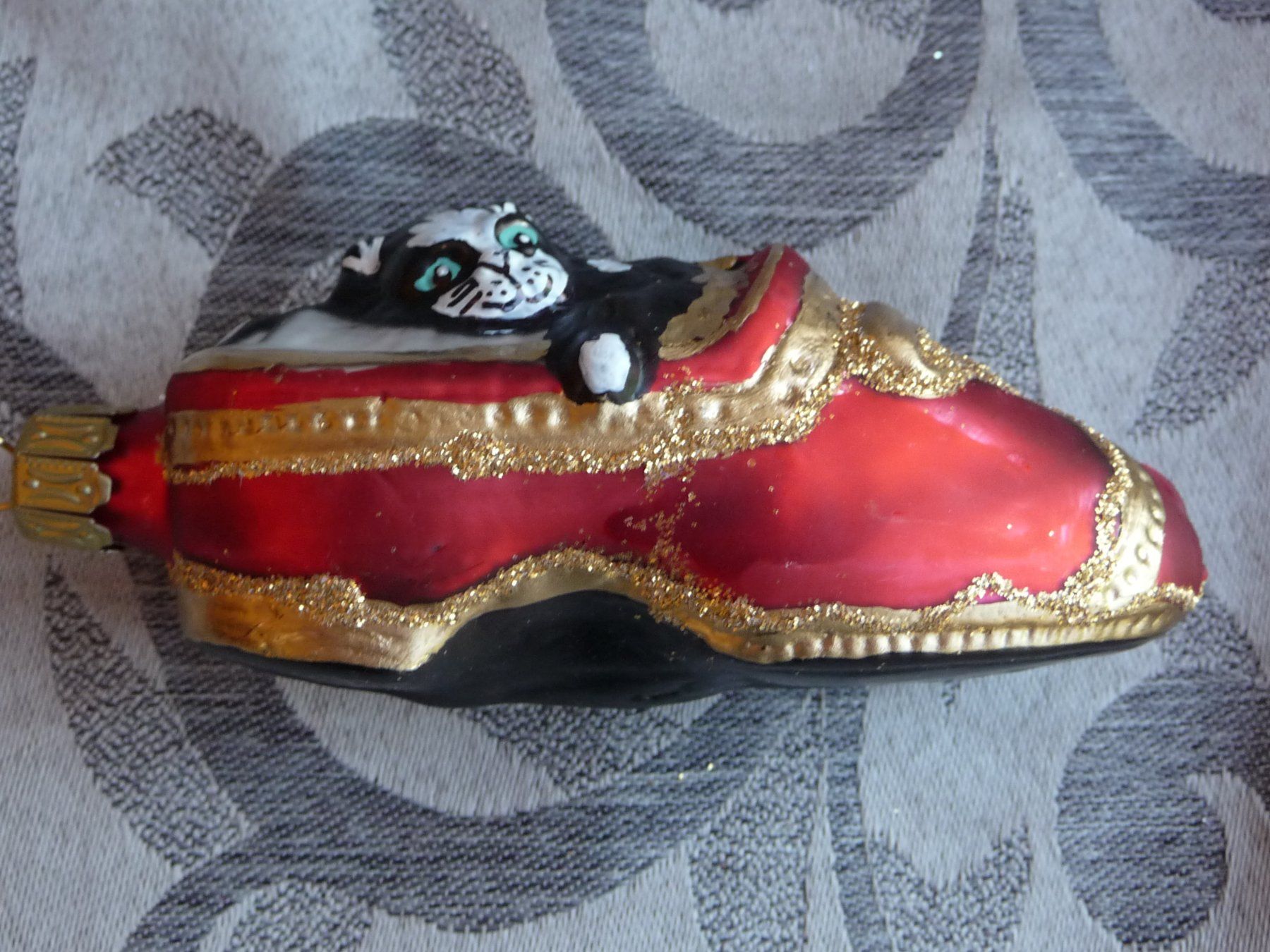 Alle Dekorationen: schwarze Katze im roten Schuh Christbaumschmuck – Neu und originalverpackt aus Alpnach Dorf von marvo 3