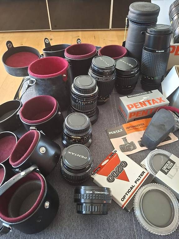 Fotocamera: PENTAX SUPER A Spiegelreflex Kamera Set - 33-teilig – Usato da Siegershausen venduto da tan_wds7 2