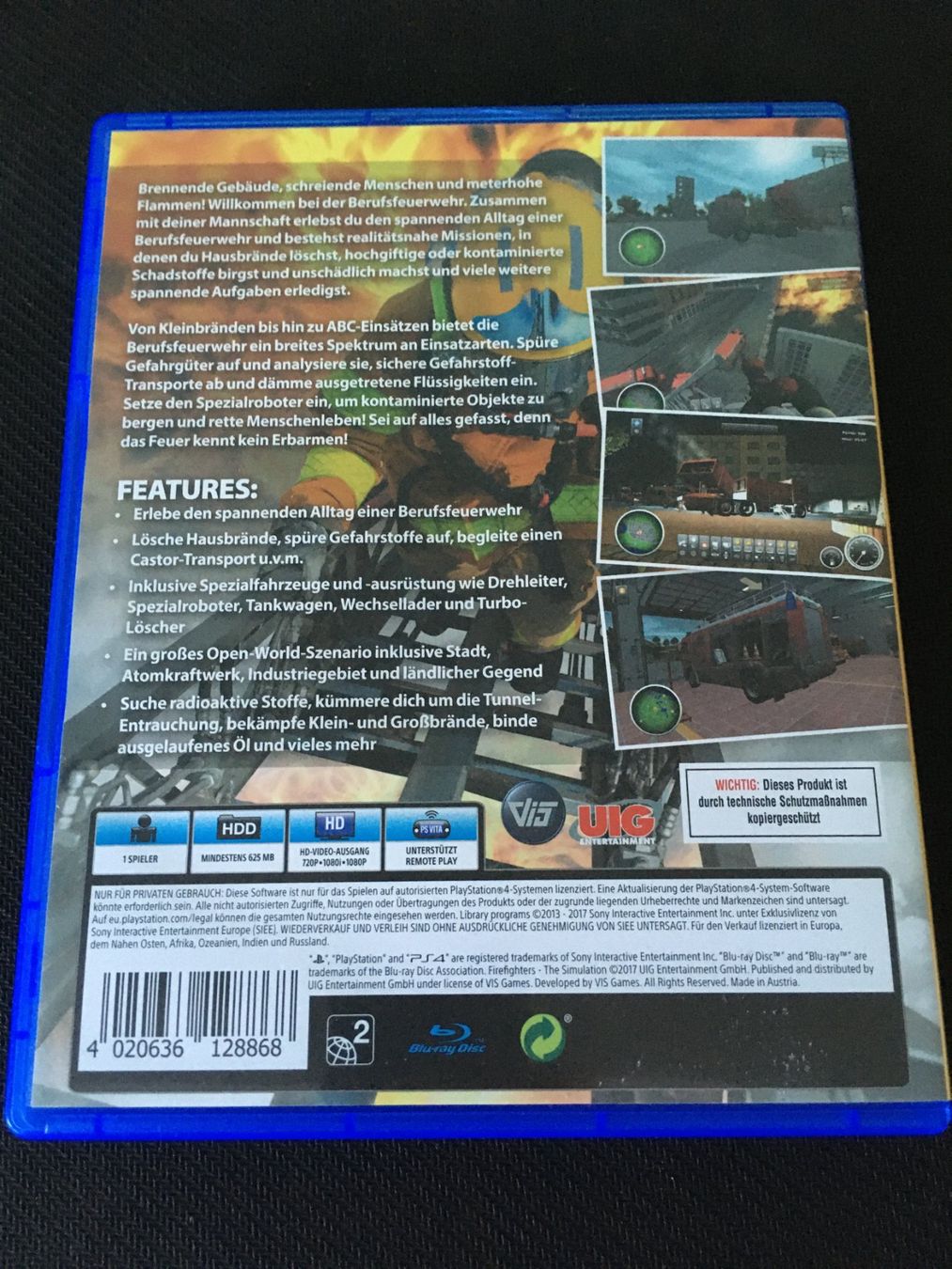 Sony Giochi: Berufsfeuerwehr - Die simulation für PS4 – Usato da St.Gallen venduto da sjosjo 1