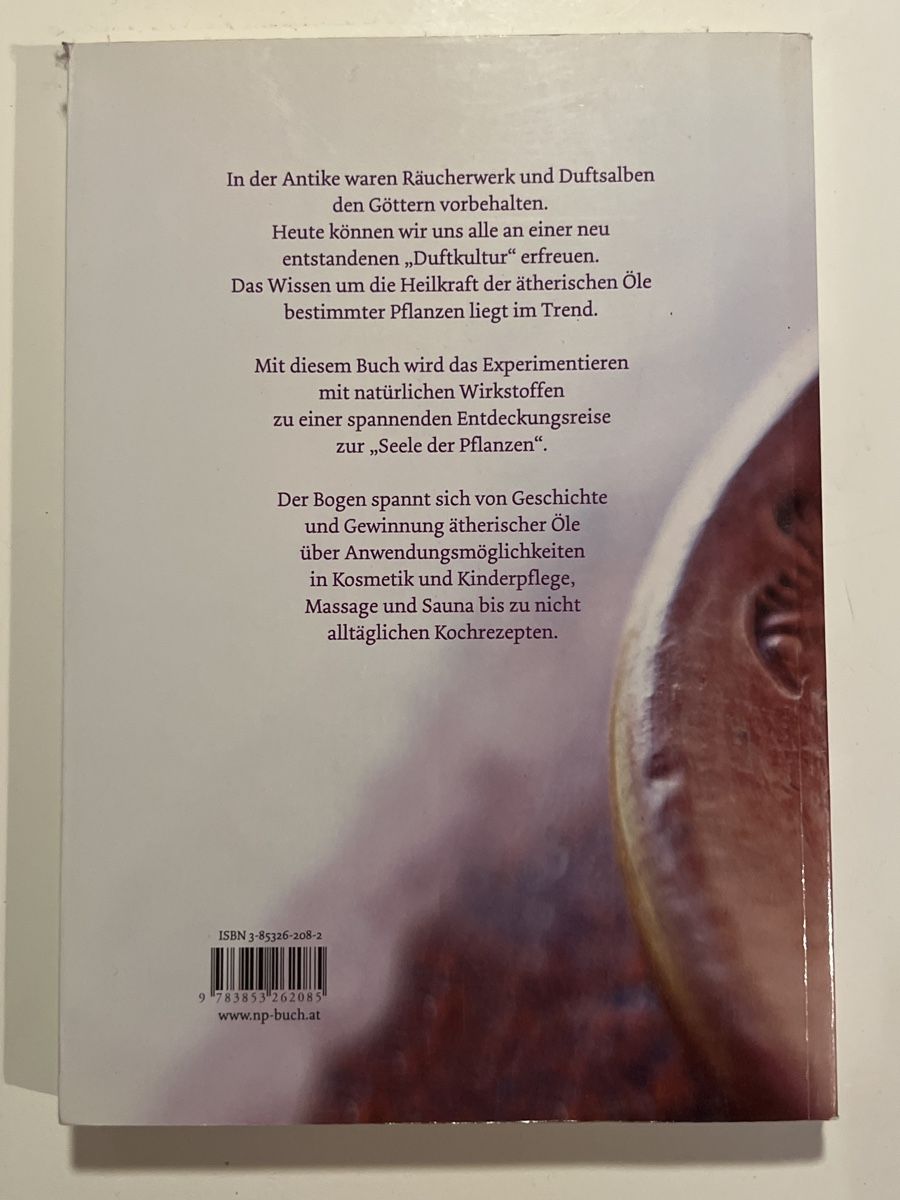 Libri: Wolfgang Stix: Im Reich der Düfte - Ätherische Öle – Usato da Schliern b. Köniz venduto da Corinu59 1