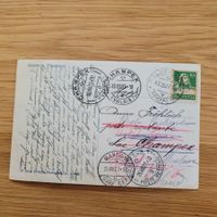 Carte Postale Solothurn 1927 Champex Martigny Montreux