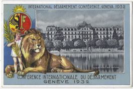CONFÉRANCE  INTERNATIONALE  DU  DÉSARMEMENT  GENÈVE   1932