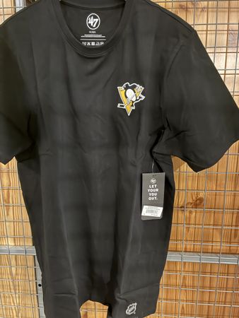 Pittsburgh Penguins T-Shirt, XL, Schwarz, Neu & OVP
