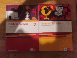 Deutsch Bücher: Erlebnis Sprache 1 & 2