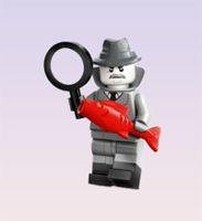 Lego 71045 Minifigur aus der Serie 25, Film Noir Detective