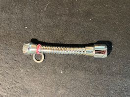 Brauseschlauch  verchromt flexibel mit Perlator 15cm neu