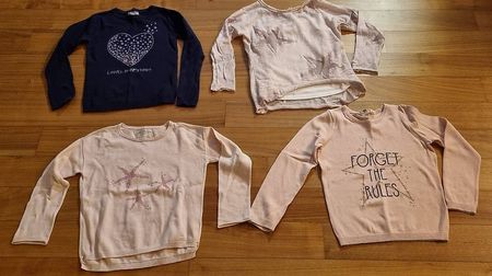 Diverse trendige Pullover Gr. 122 bis 128