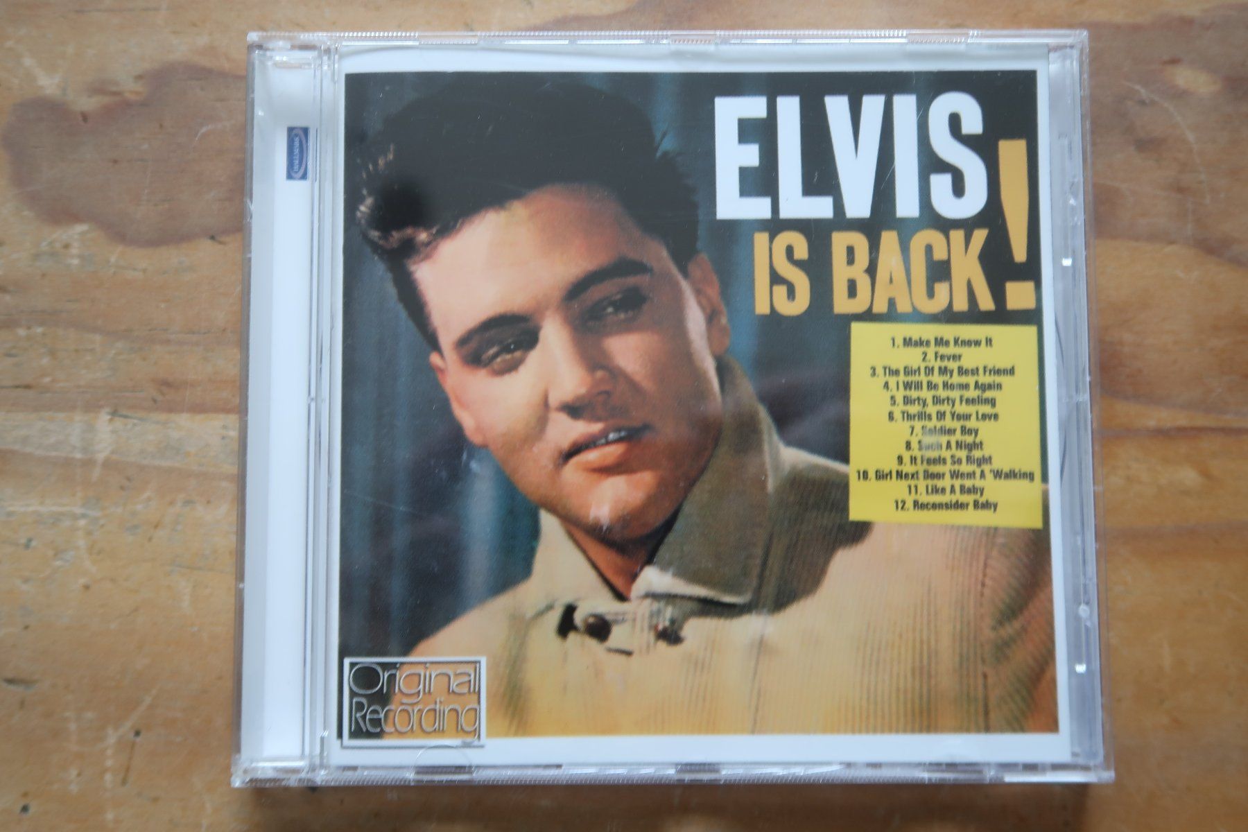 CD: ELVIS PRESLEY - IS BACK - CD – Nuovo e nell'imballaggio originale da Basel venduto da Patiscat