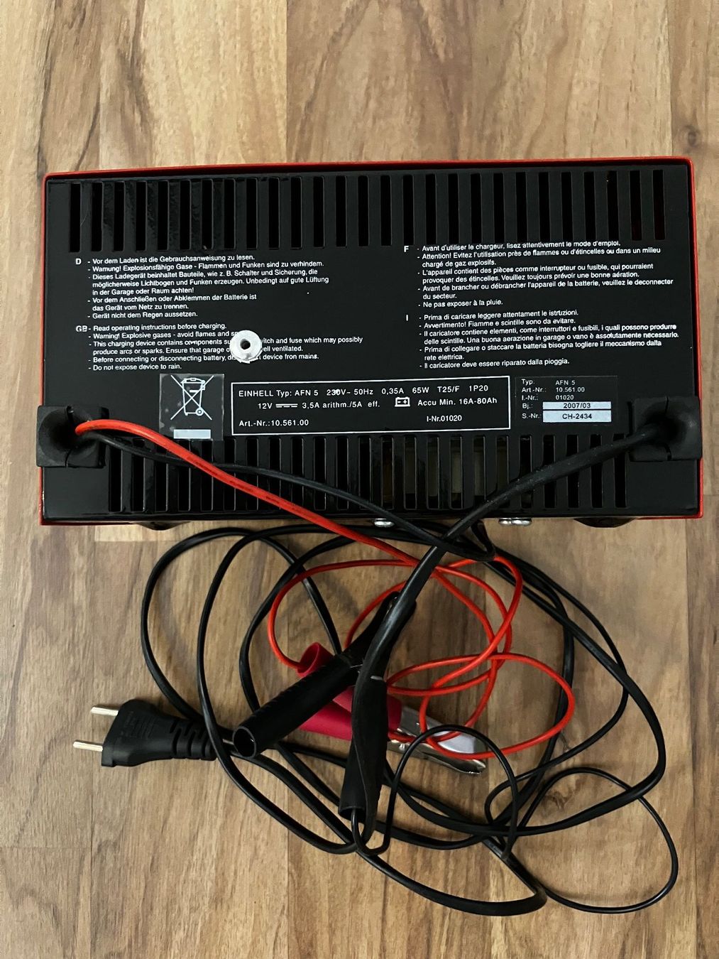 Einhell Caricabatterie: Batterieladegerät – Nuovo (secondo la descrizione) da Matten b. Interl venduto da aemt 1