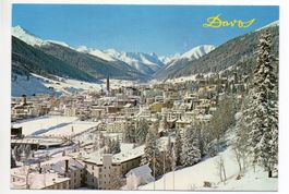 DAVOS im Winter - Stempel Parsennhütte