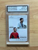 2024 Leaf Legends Messi Ronaldo ELE-05 GEM-MT 10 Micro-Grade