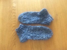 Handgestrickte Kinder-Socken  Gr.35/36 Fusslänge 24 cm